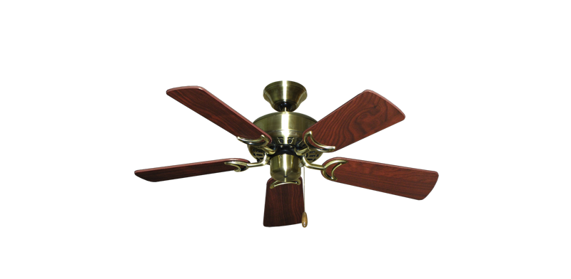 42 Dixie Belle Ceiling Fan In Antique Brass With 36