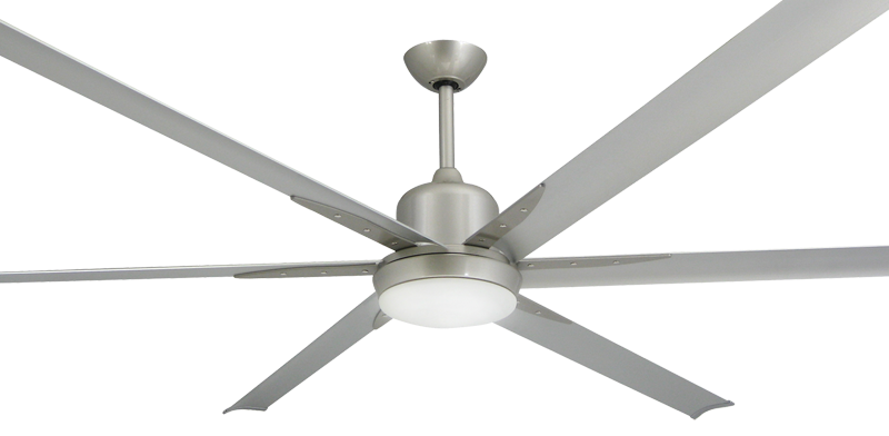Titan Ceiling Fan In Brushed Nickel, Can You Put A Ceiling Fan On 7 Foot