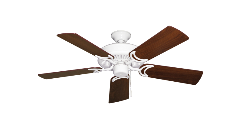 Riviera Pure White with 44" Walnut Blades
