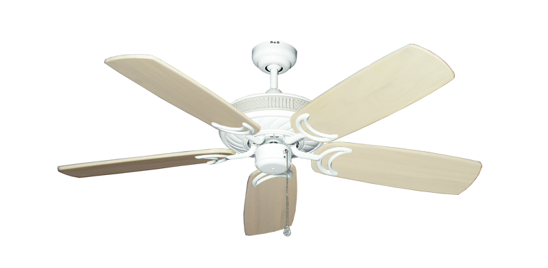 Atlantis Pure White with 52" Series 425 Arbor Whitewash Blades
