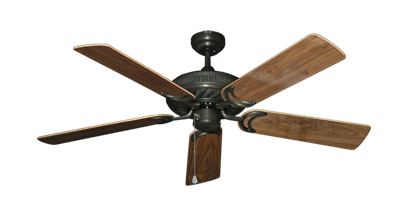 Atlantis Oil Rubbed Bronze with 52" Walnut Gloss Blades