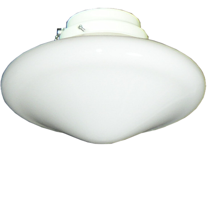 113 Low Profile Globe White