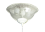 133 Glass Bowl Light in Seeded Glass