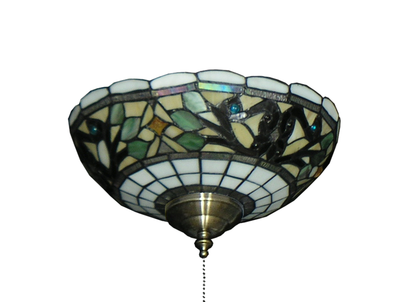 186 Tiffany Glass Specialty Bowl Light