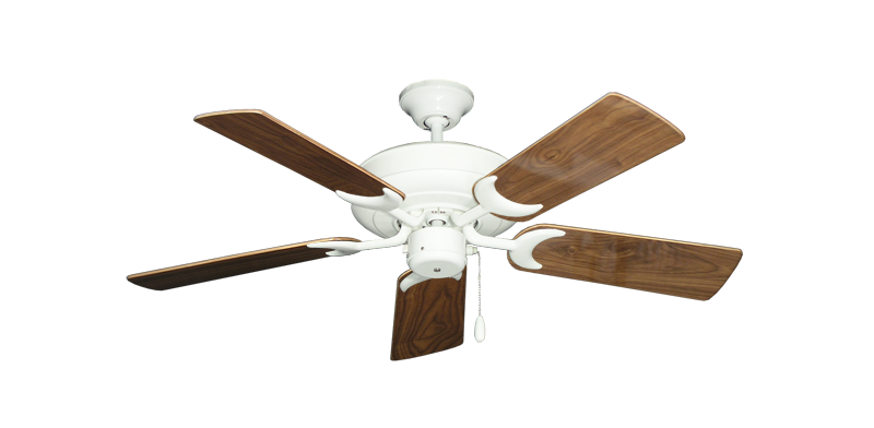 Raindance Pure White with 44" Walnut Gloss Blades