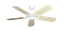 Raindance Pure White with 52" Series 425 Arbor Whitewash Blades