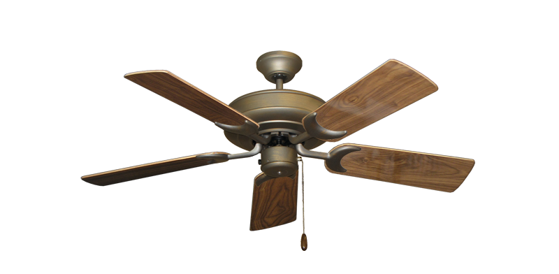 Raindance Antique Bronze with 44" Walnut Gloss Blades