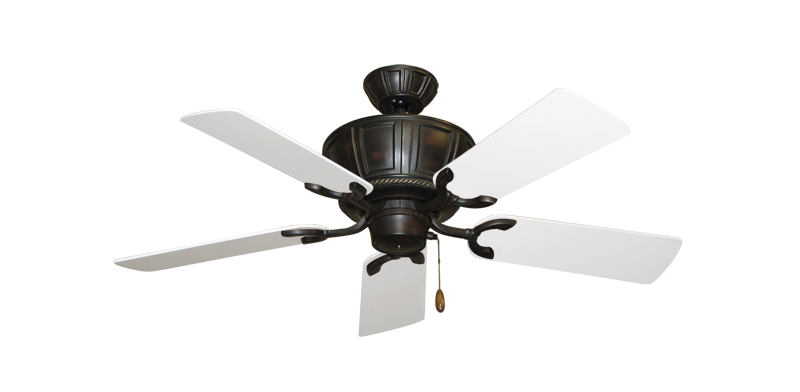 Centurion Oil Rubbed Bronze with 44" Pure White Blades