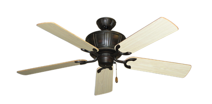 Centurion Oil Rubbed Bronze with 52" Bleached Oak Gloss Blades