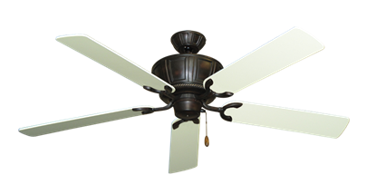 Centurion Oil Rubbed Bronze with 56" Antique White Blades