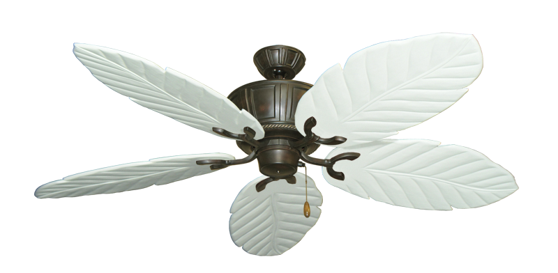 Centurion Oil Rubbed Bronze with 58" Series 100 Arbor Pure White Blades