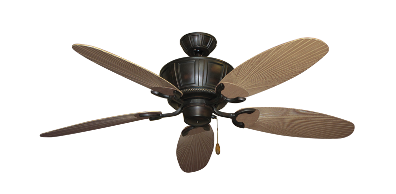 Centurion Oil Rubbed Bronze with 52" Outdoor Leaf Tan Blades