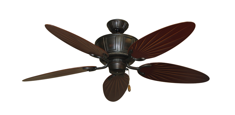 Centurion Oil Rubbed Bronze with 52" Outdoor Palm Wine Blades