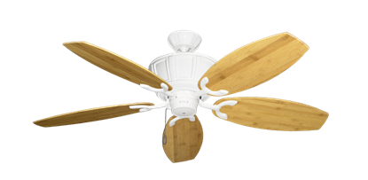 Centurion Pure White with 52" Oar Bamboo Brown Blades