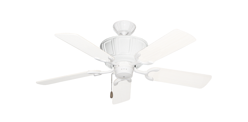 Centurion Pure White with 44" Outdoor Pure White Blades