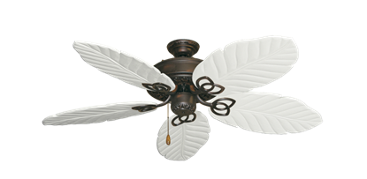 Renaissance Oil Rubbed Bronze with 52" Series 125 Arbor Pure White Blades