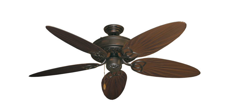 Renaissance Oil Rubbed Bronze with 52" Outdoor Palm Oil Rubbed Bronze Blades