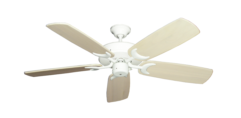 Patio Fan Pure White with 52" Series 425 Arbor Whitewash Blades