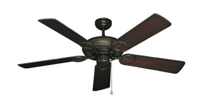 Trinidad Oil Rubbed Bronze with 52" Distressed Cherry Blades