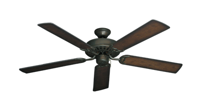 Bimini Breeze V Oil Rubbed Bronze with 52" Distressed Hickory Blades