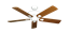 Tiara Pure White with 52" Teak Blades