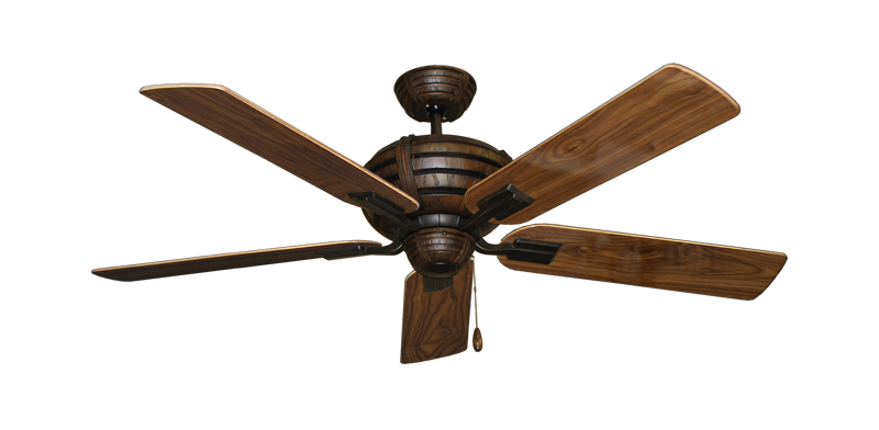 Madeira Oil Rubbed Bronze with 52" Walnut Gloss Blades