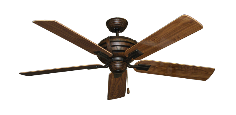Madeira Oil Rubbed Bronze with 56" Walnut Gloss Blades