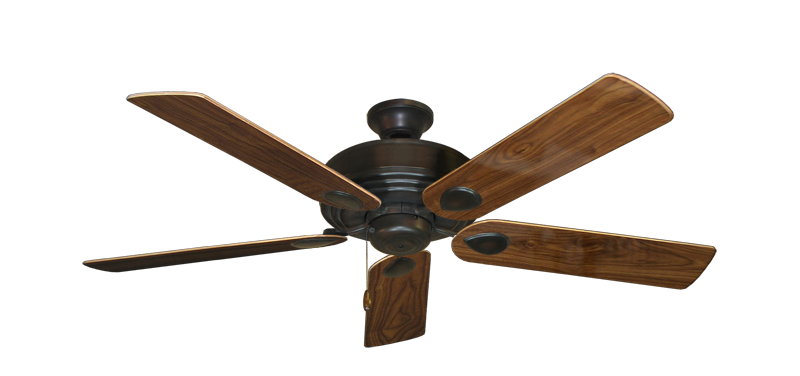 Futura Oil Rubbed Bronze with 52" Walnut Gloss Blades