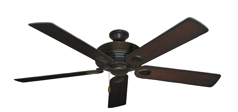 Futura Oil Rubbed Bronze with 60" Distressed Cherry Blades