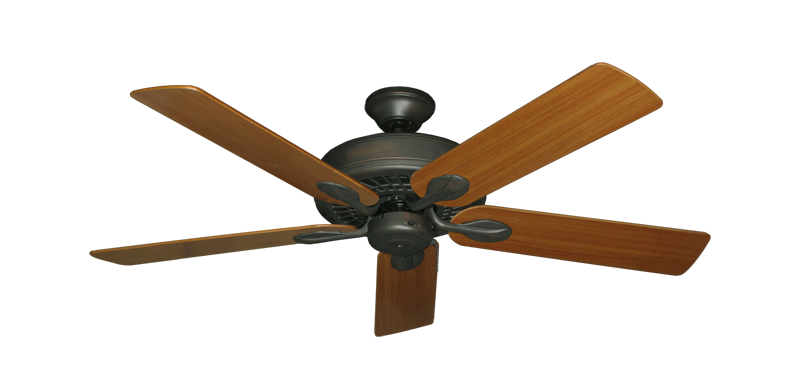 Meridian Oil Rubbed Bronze with 52" Teak Blades