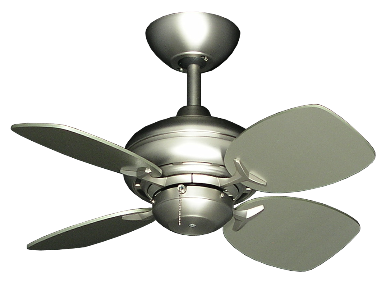 26" Mini Breeze Ceiling Fan in Steel | Dan's Fan City© | Ceiling Fans, Fan Parts