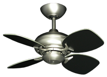 26" Mini Breeze Ceiling Fan in Satin Steel