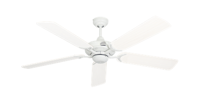 Coastal Air Pure White with 52" Outdoor Pure White Blades