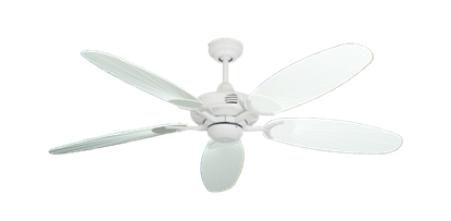 Coastal Air Pure White with 52" Outdoor Leaf Pure White Blades