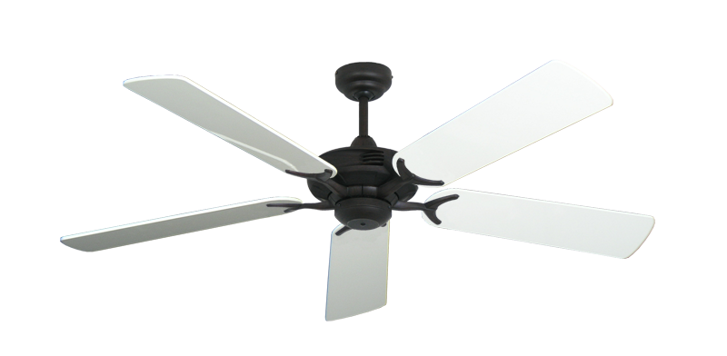 Coastal Air Oil Rubbed Bronze with 52" Pure White Gloss Blades