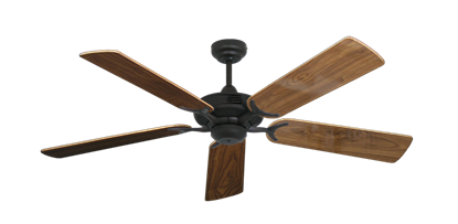 Coastal Air Oil Rubbed Bronze with 52" Walnut Gloss Blades