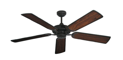 Coastal Air Oil Rubbed Bronze with 52" Burnt Cherry Blades