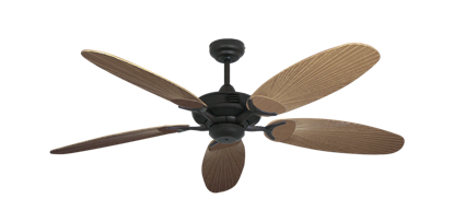 Coastal Air Oil Rubbed Bronze with 52" Outdoor Leaf Tan Blades
