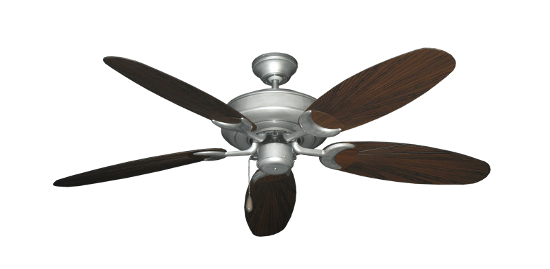 Raindance Brushed Nickel BN-1 with 52" Outdoor Leaf Oil Rubbed Bronze Blades