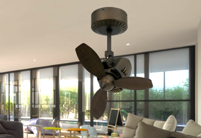 Mustang 18 In Oscillating Indoor, Oscillating Ceiling Fan With Light