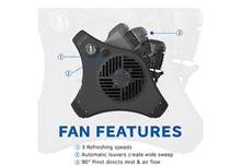 Lasko 7050 Misto Outdoor Misting Fan 3-Speed 110V Black | Dan's