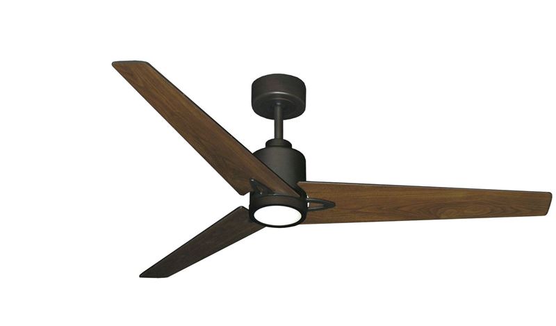 Reveal 52" Wifi Enabled Indoor/Outdoor Modern Ceiling Fan in Oil Rubbed Bronze with Remote and LED Light