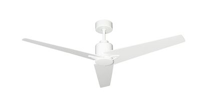 Reveal 52" WiFi Enabled Indoor/Outdoor Modern Ceiling Fan in Pure White with Remote