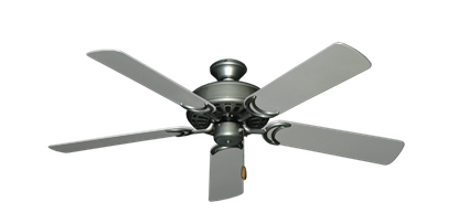 Dixie Belle Brushed Nickel with 52" Outdoor Brushed Nickel Blades