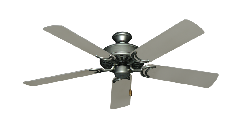 Dixie Belle Brushed Nickel with 52" Satin Steel (painted) Blades
