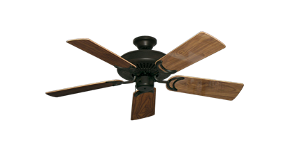 Riviera Oil Rubbed Bronze with 44" Walnut Gloss Blades