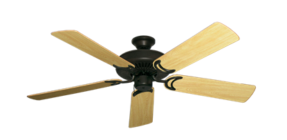 Riviera Oil Rubbed Bronze with 52" Honey Oak Gloss Blades
