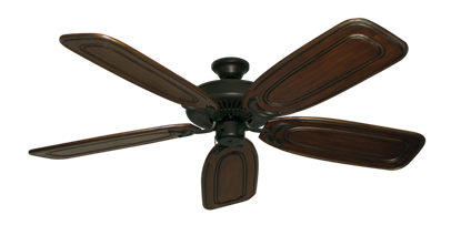 Riviera Oil Rubbed Bronze with 58" Series 800 Arbor Chestnut Blades