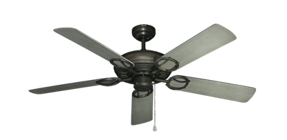 Trinidad Oil Rubbed Bronze with 52" Outdoor Brushed Nickel BN-1 Blades