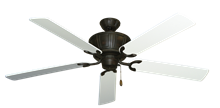 Centurion Oil Rubbed Bronze with 60" Pure White Blades